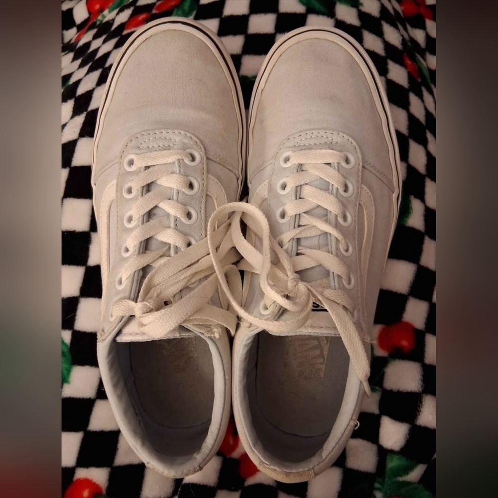 Lightest Baby Blue Vans W 8